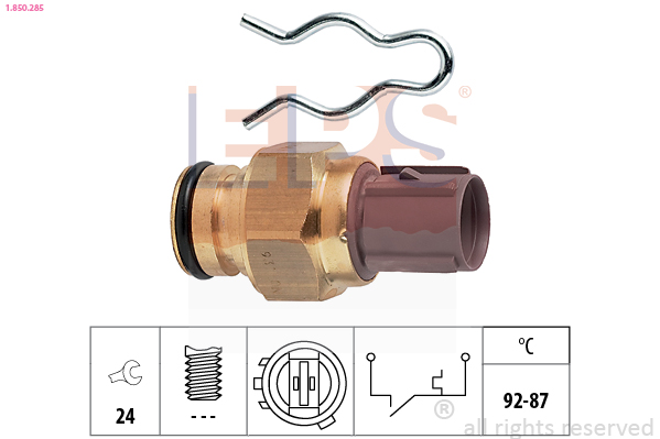 Temperature Switch, radiator fan - 1.850.285 EPS