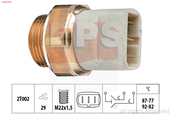 Termocontatto, Ventola radiatore - 1.850.626 EPS