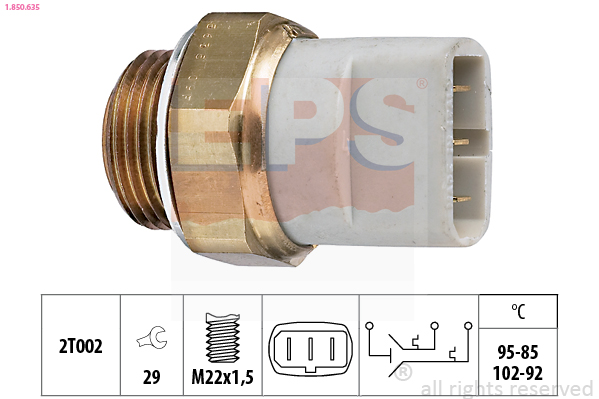 Termocontatto, Ventola radiatore - 1.850.635 EPS