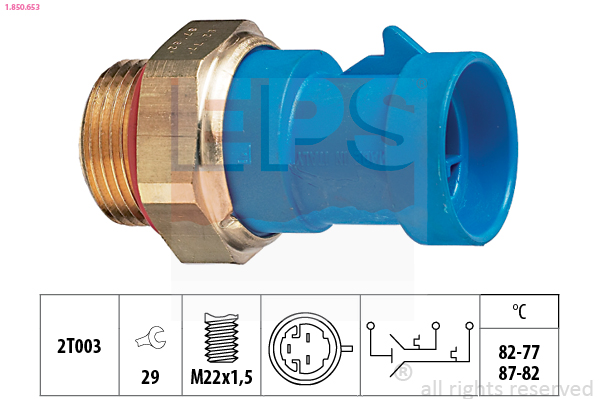 Termocontatto, Ventola radiatore - 1.850.653 EPS