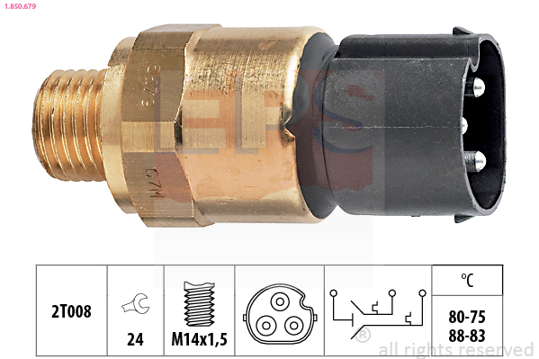 Termocontatto, Ventola radiatore - 1.850.679 EPS