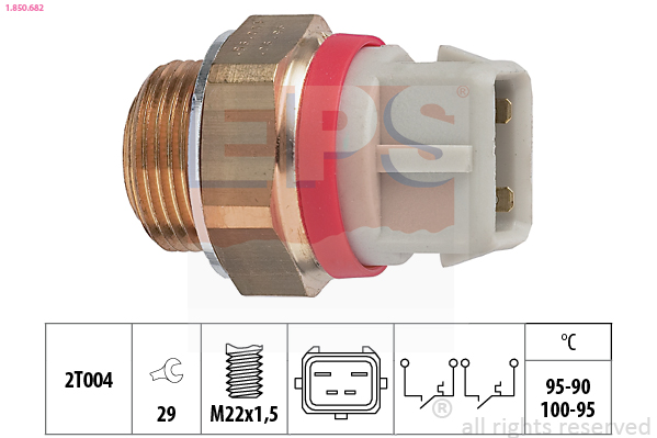 Termocontatto, Ventola radiatore - 1.850.682 EPS