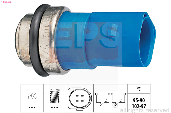 Termocontatto, Ventola radiatore - 1.850.692 EPS