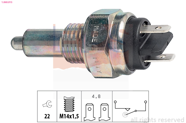 Switch, reverse light - 1.860.015 EPS
