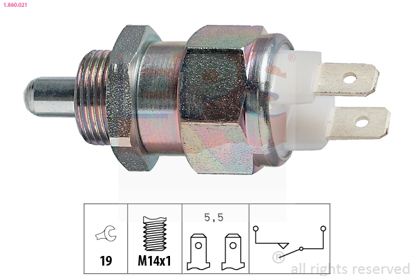 Switch, reverse light - 1.860.021 EPS