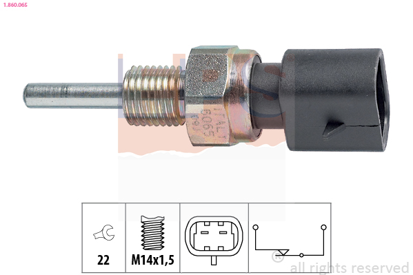 Interruttore, Luce di retromarcia - 1.860.065 EPS