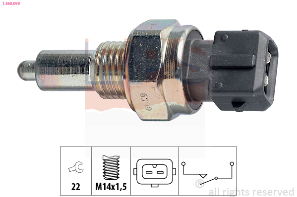 Interruttore, Luce di retromarcia - 1.860.099 EPS
