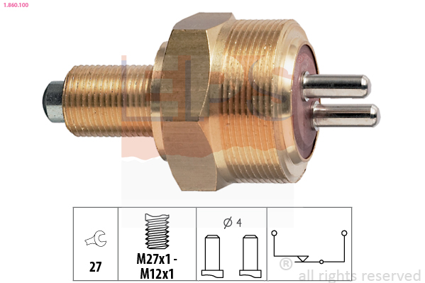 Interruttore, Luce di retromarcia - 1.860.100 EPS