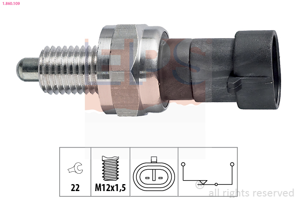 Switch, reverse light - 1.860.109 EPS