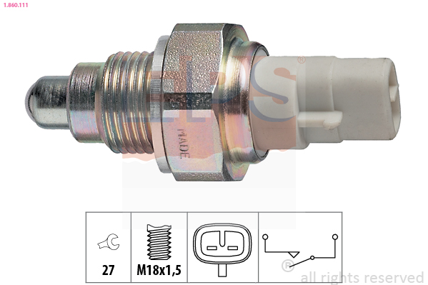 Switch, reverse light - 1.860.111 EPS