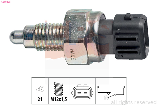 Interruttore, Luce di retromarcia - 1.860.125 EPS