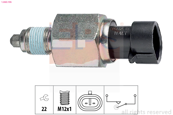 Switch, reverse light - 1.860.196 EPS