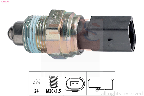 Switch, reverse light - 1.860.205 EPS
