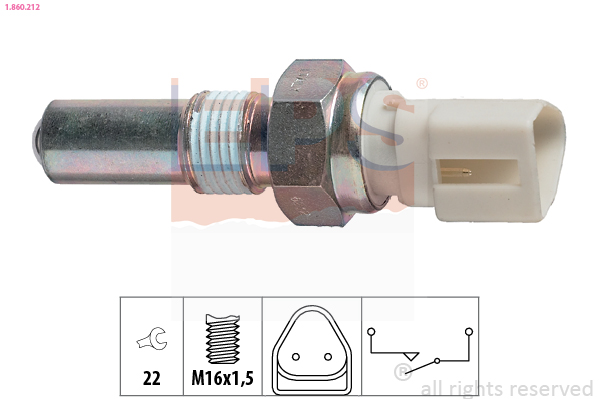 Switch, reverse light - 1.860.212 EPS