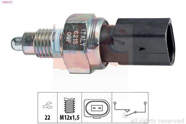 Interruttore, Luce di retromarcia - 1.860.215 EPS