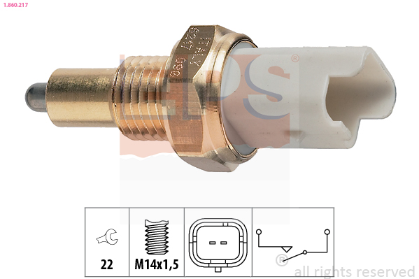 Switch, reverse light - 1.860.217 EPS