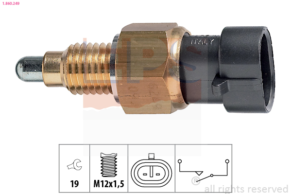 Switch, reverse light - 1.860.249 EPS