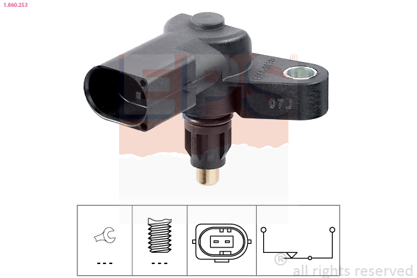 Switch, reverse light - 1.860.253 EPS