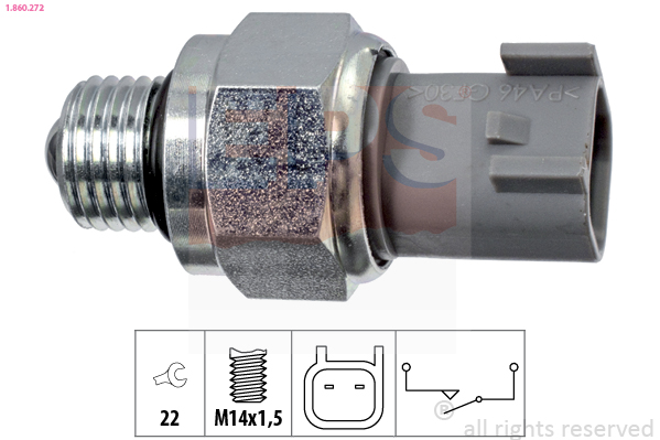 Switch, reverse light - 1.860.272 EPS