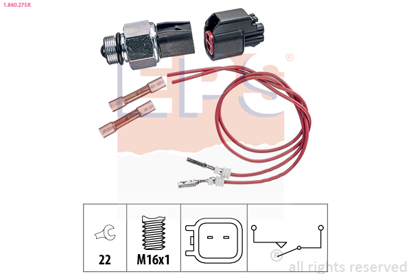 Switch, reverse light - 1.860.275K EPS
