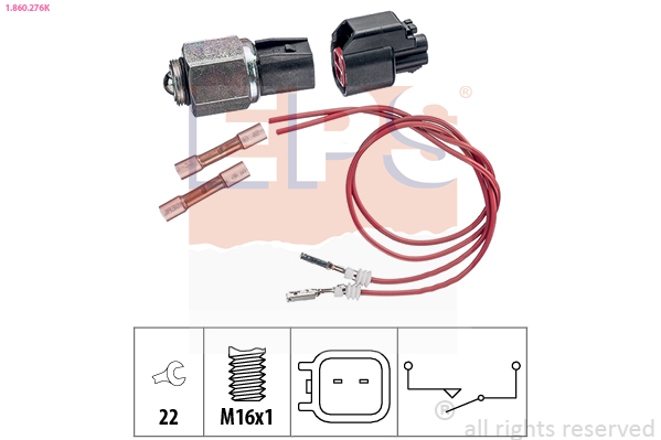 Interruttore, Luce di retromarcia - 1.860.276K EPS