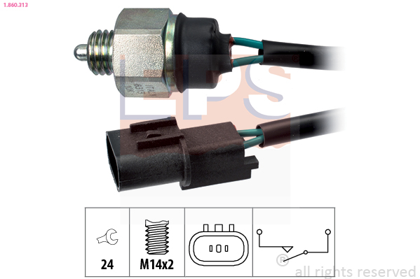 Switch, reverse light - 1.860.313 EPS
