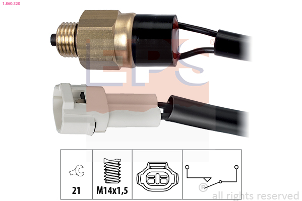 Interruttore, Luce di retromarcia - 1.860.320 EPS