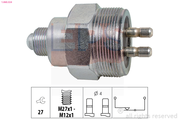 Switch, reverse light - 1.860.324 EPS