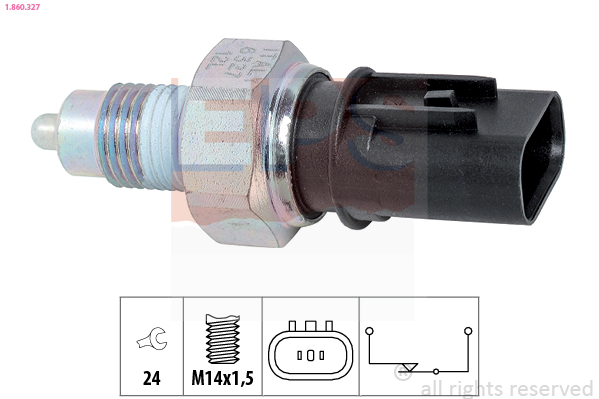 Interruttore, Luce di retromarcia - 1.860.327 EPS