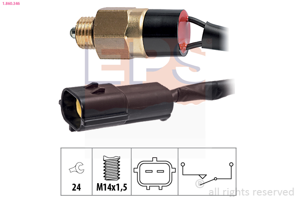 Switch, reverse light - 1.860.346 EPS