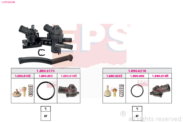 Termostato, Refrigerante - 1.879.955KK EPS