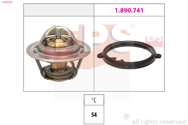 Thermostat, coolant - 1.879.972 EPS