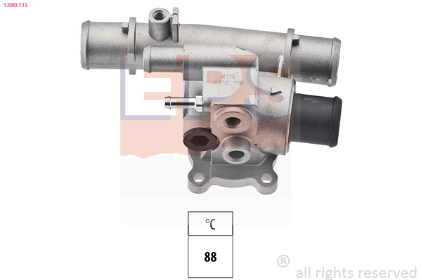 Thermostat, coolant - 1.880.115 EPS
