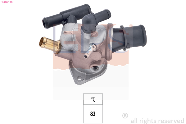 Thermostat, coolant - 1.880.120 EPS