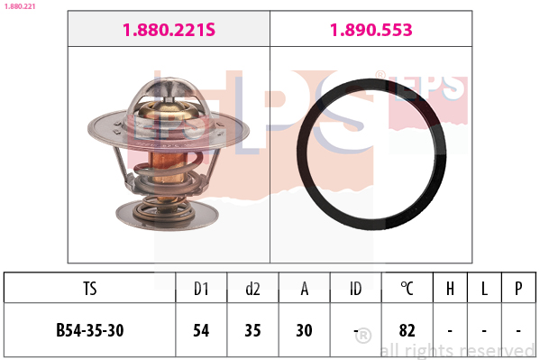 Termostato, Refrigerante - 1.880.221 EPS