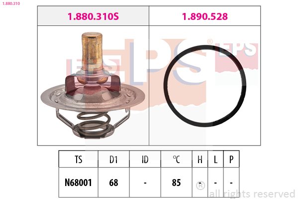 Termostato, Refrigerante - 1.880.310 EPS