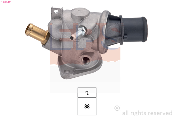 Thermostat, coolant - 1.880.411 EPS