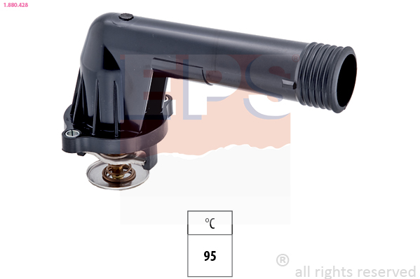 Thermostat, coolant - 1.880.428 EPS