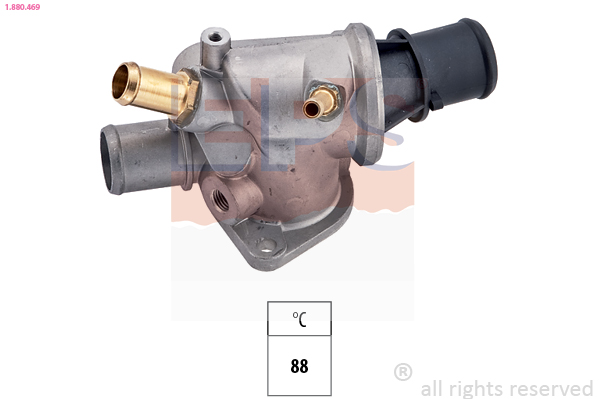 Thermostat, coolant - 1.880.469 EPS