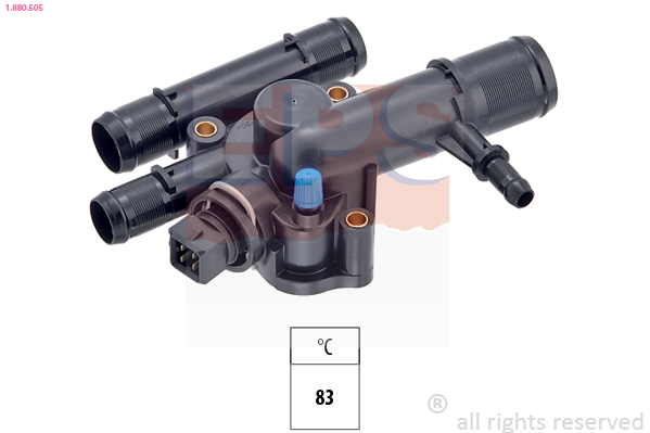 Thermostat, coolant - 1.880.505 EPS