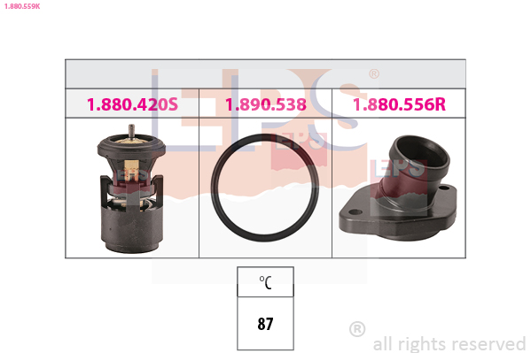 Termostato, Refrigerante - 1.880.559K EPS