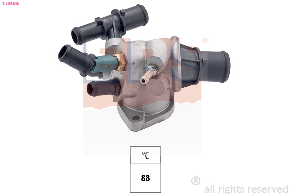 Thermostat, coolant - 1.880.585 EPS