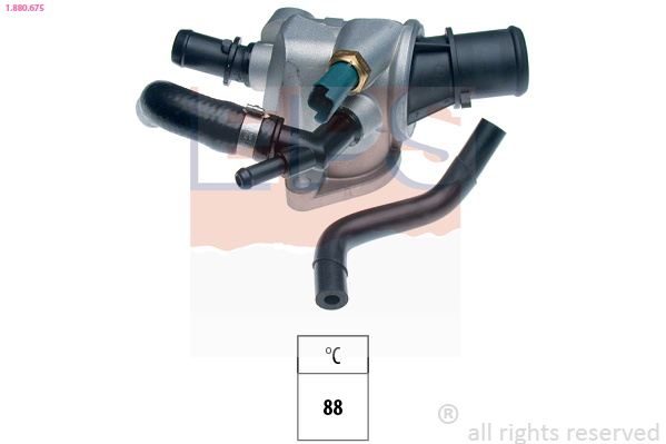 Thermostat, coolant - 1.880.675 EPS