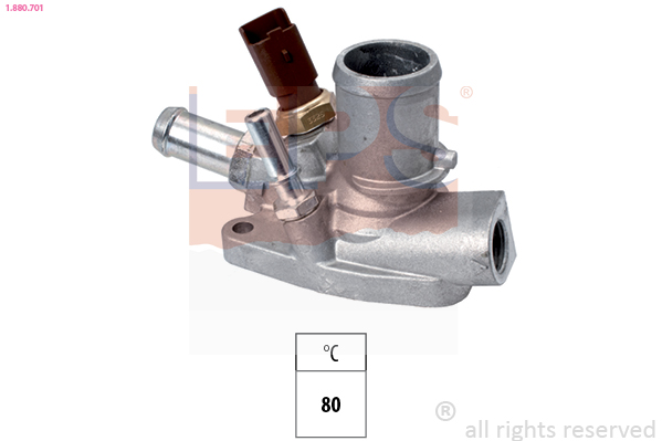 Thermostat, coolant - 1.880.701 EPS