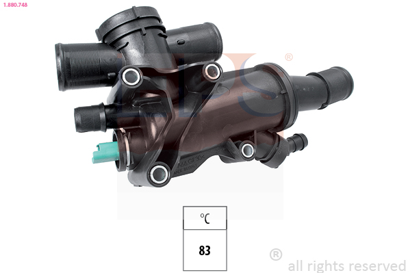 Thermostat, coolant - 1.880.748 EPS