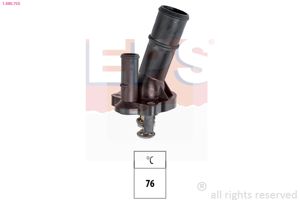 Thermostat, coolant - 1.880.750 EPS