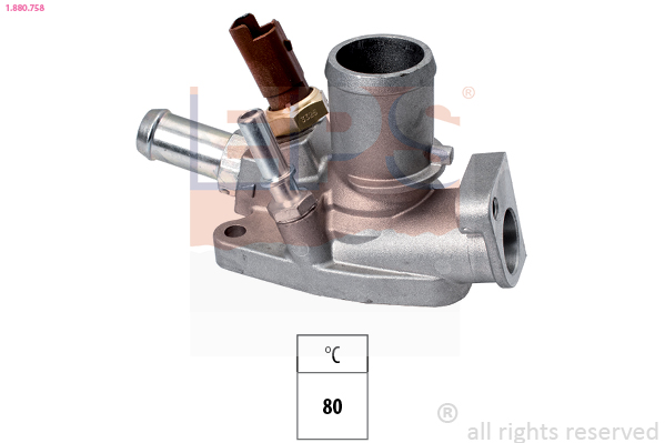 Thermostat, coolant - 1.880.758 EPS