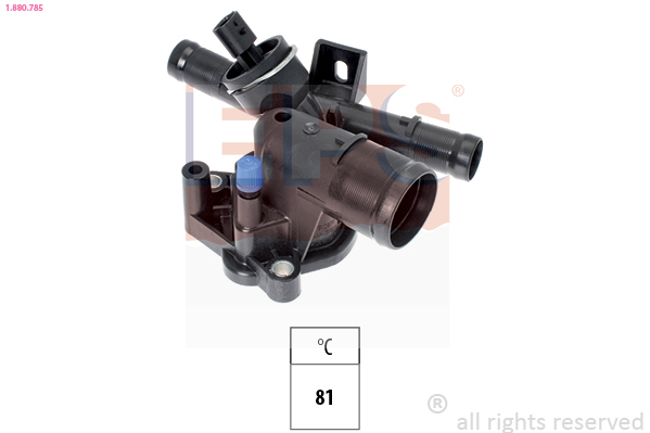 Thermostat, coolant - 1.880.785 EPS