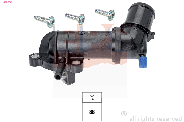 Thermostat, coolant - 1.880.786 EPS