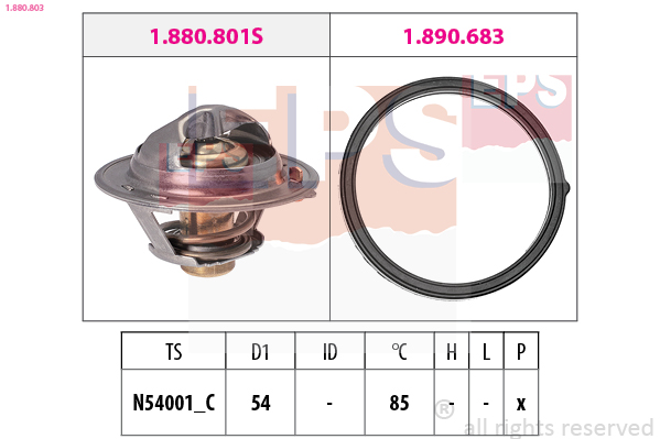 Termostato, Refrigerante - 1.880.803 EPS